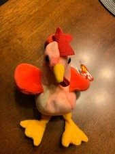 **Very Rare** Original 1996 Retired Ty Beanie Baby "Doodle" the Rooster #4171 