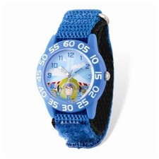 Disney Toy Story Buzz Acrylic Blue Band Time Teacher Watch