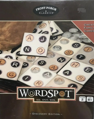 Word Spot DISCOVERY EDITION Word Search Board Game Front Porch Classics NEW