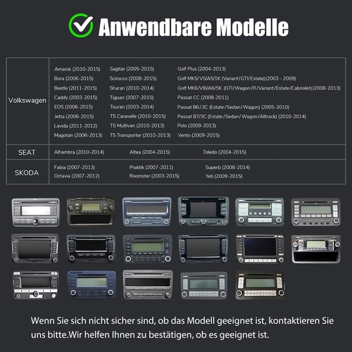 DAB+ Android 14 Carplay Autoradio GPS RDS Für VW GOLF 5 6 Touran EOS Tiguan Polo - Bild 5 von 15