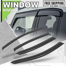 Tape-On Window Visor Shade Vent Wind Rain Deflector Guard fit 06-13 Chevy Impala