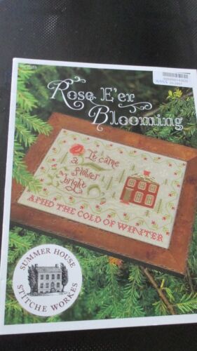 Rose e'er blooming"" Counted Cross Stitch Grid Summer house stitche works - Picture 1 of 4