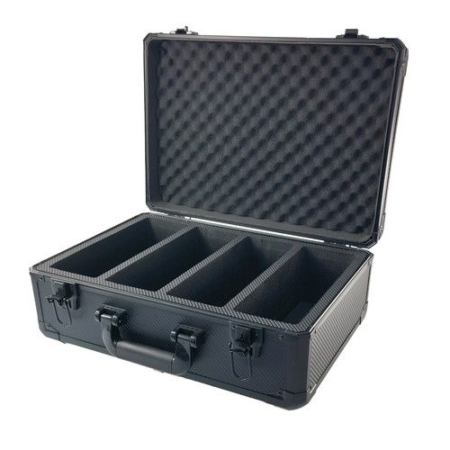 Custodia scatola porta carte collezionabili graduata 4 file con parte superiore trasparente per PSA BGS Sports Slabs - Foto 8 di 9