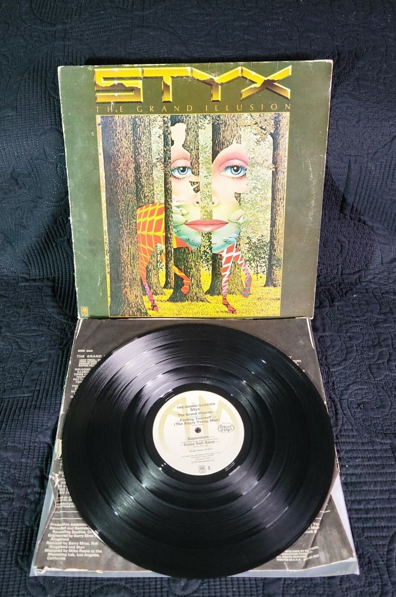 Styx - The Grand Illusion (VG) SP 4637 Vinyl Record Album LP