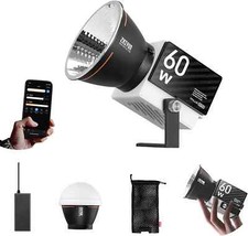 ZHIYUN Molus G60 Video Light 60W Portable Studio Led Light for Video Shooting