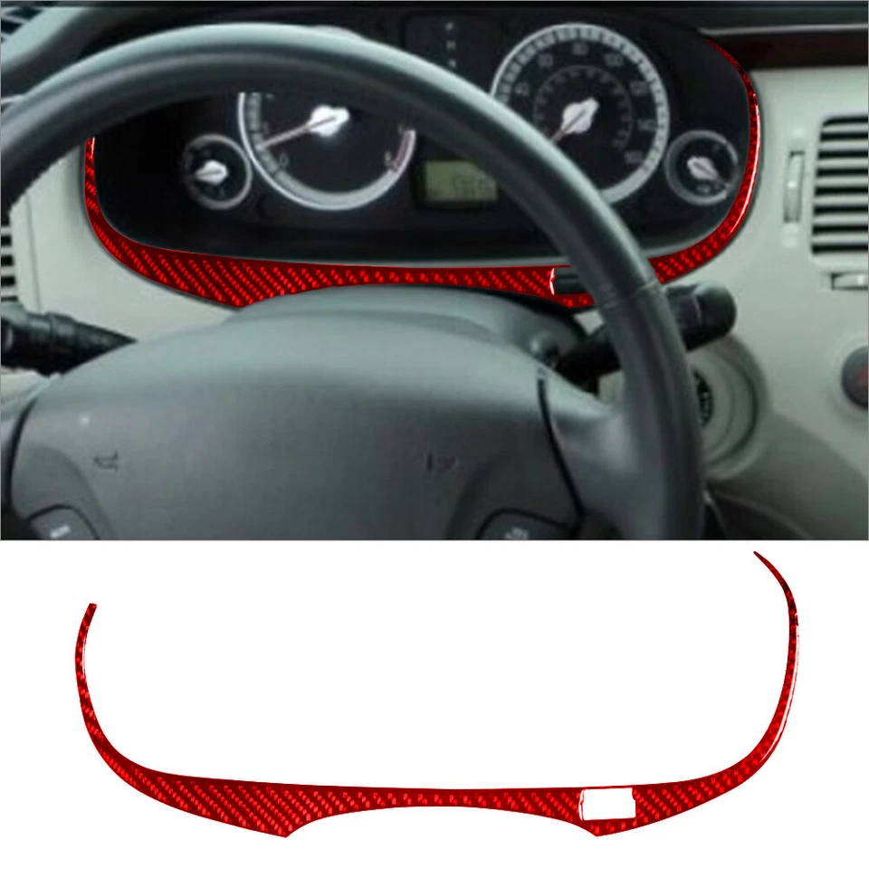 Kit de cubierta interior completo de fibra de carbono rojo 48 piezas para Hyundai Azera 2006-2011 Foto 2 de 4