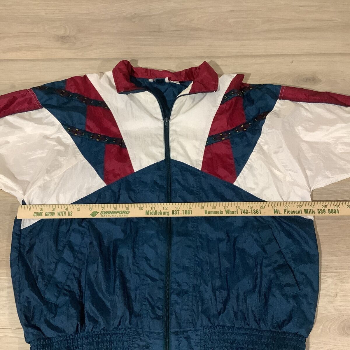 VTG Bold Spirit Jacket Lined SZ L ColorBlock Nylon VTG Bold Spirit Jacket Lined SZ L ColorBlock Nylon