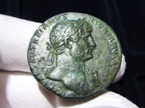 Hadrian -Sesterce   119 Rome. Jupiter. - Picture 1 of 2