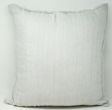 Hotel Collection 525-TC Cotton Yarn Dyed 20" Decorative Pillow - Ash Gray