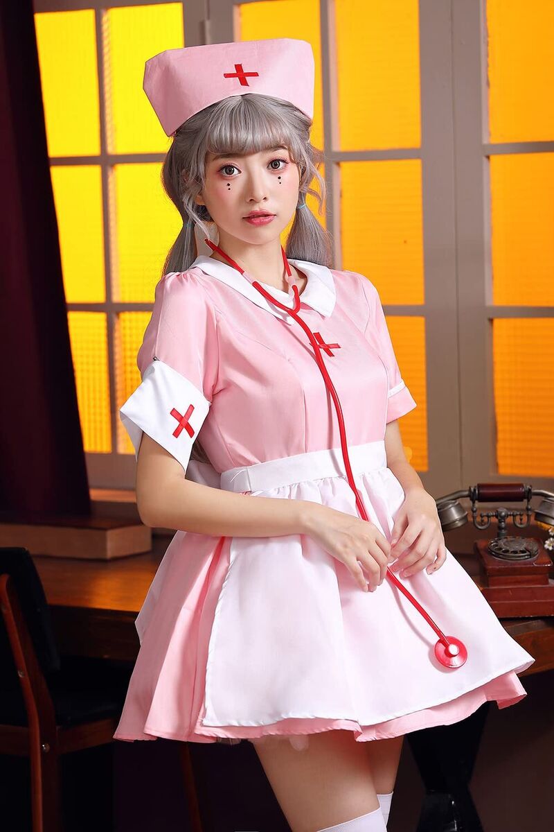 UPENC Nurse Cosplay Halloween Costume Pink Doctor Nurse Uniform Headband Cu 285 | eBay UPENC Nurse Cosplay Halloween Costume Pink Doctor Nurse Uniform Headband Cu 285 | eBay