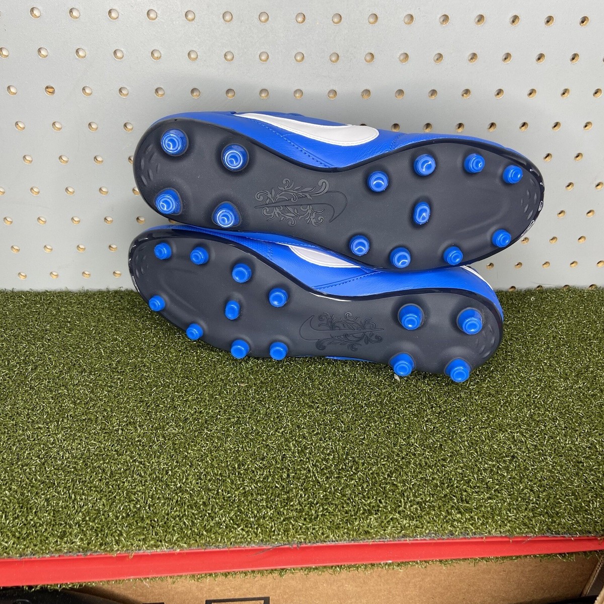 Nike Premier III FG Leather Soccer Cleats Blue White AT5889 414