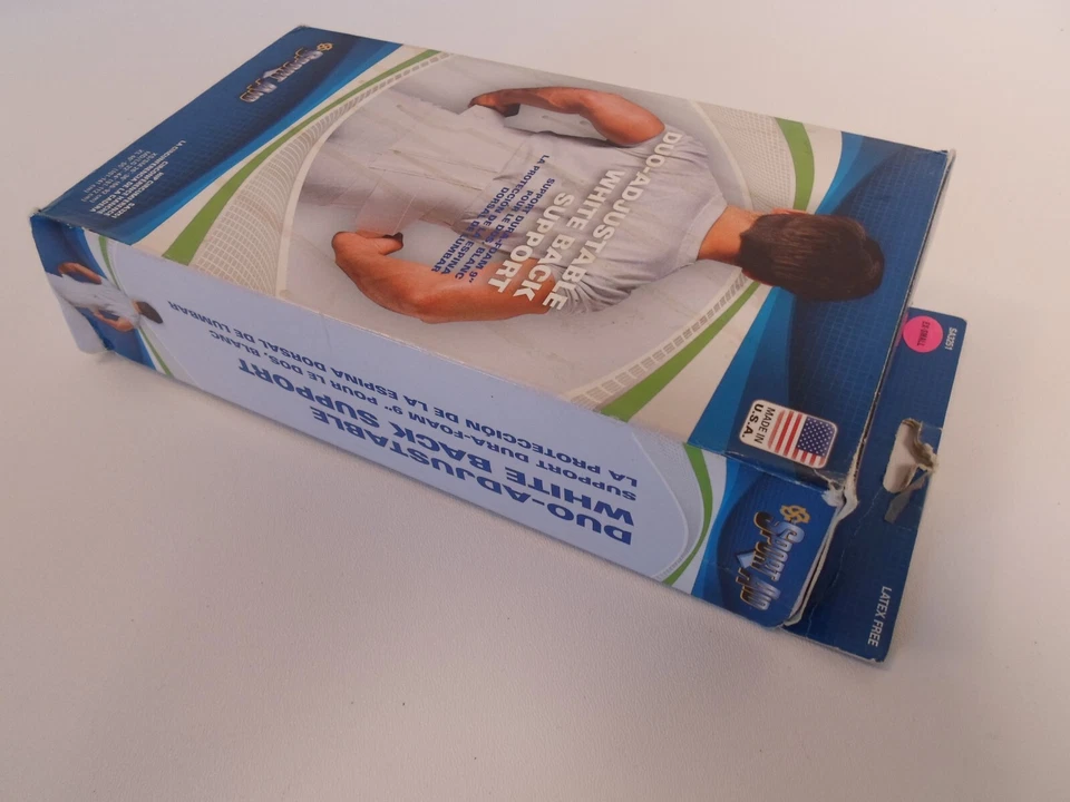 Спортивная помощь двойной регулируемый белый спина поддержка X-маленький/маленький 26 «-36» бедра - Изображение 4 из 4