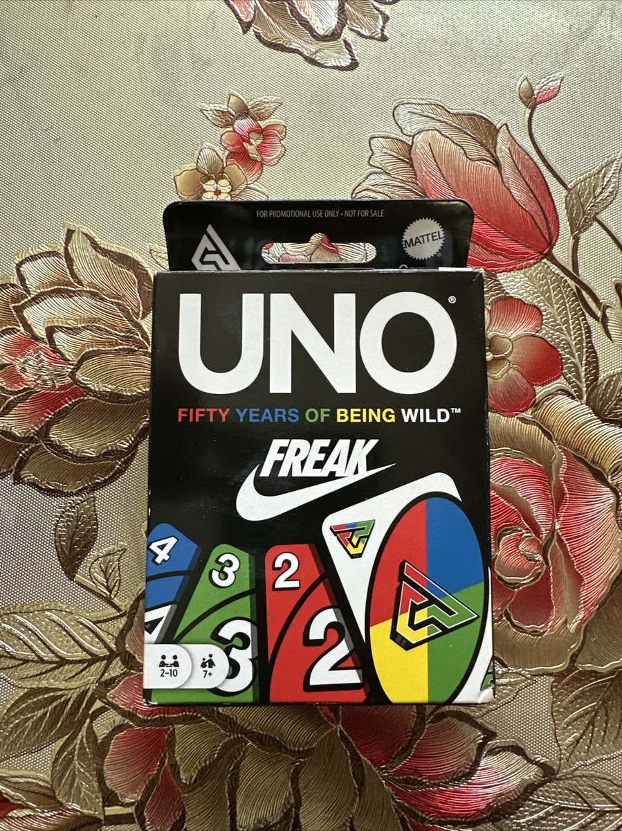 Mattel Creations Nike Zoom Freak UNO Card Game Giannis 50 Year