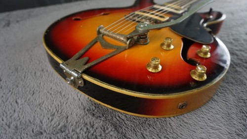 Firstman Semi Hollow Body 1960s rare - Sunburst Japan - 第 5/24 張圖片