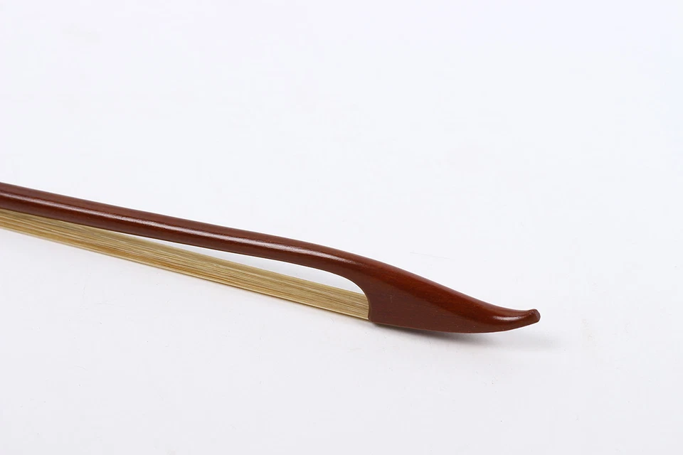 4/4 Full Size Baroque Violin Bow Bone Frog Brazilwood Natural Horse Bow Hair  - Image 4 of 4