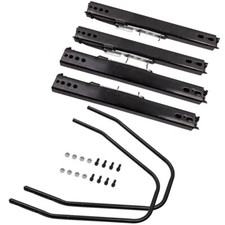 2pcs Universal Double Locking Competition Bucket Seat Sliders/Runners Car Racing