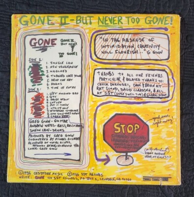 NEW - GONE: Gone II - Factory Sealed Vinyl Record Album LP SST 12 