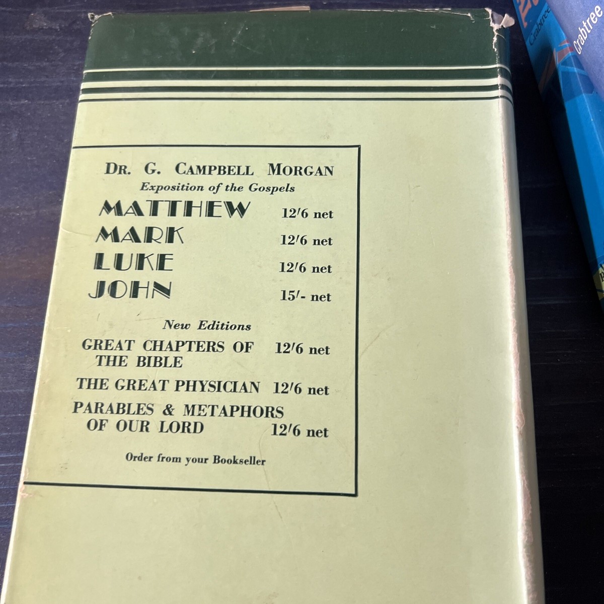 洋書 GREAT CHAPTERS OF THE BIBLE Great Chapters of the Bible by G. Campbell Morgan (1984, Hardcover