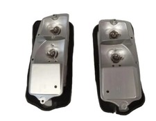 COPPIA CORPI PER FANALI  POSTERIORI  FIAT  500EPOCA   F L R CON GUARN. E LAMPADI