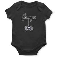 Personalised Halloween Spider Babygrow Baby Spiderweb Vest Autumn First Fancy...