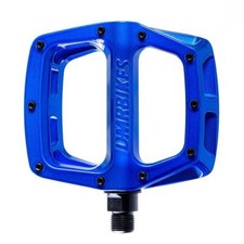 DMR V8 V2 Flat wide Mountain MTB bike Flattie Freeride pedals - Electric Blue