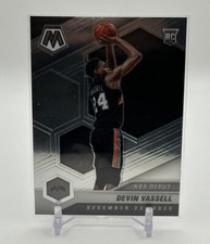 2020-21 Panini Mosaic Basketball Devin Vassell RC Rookie NBA Debut Card # 278. rookie card picture