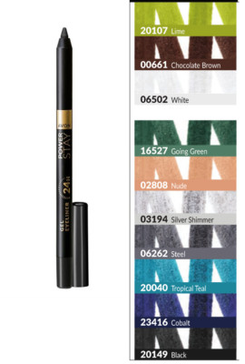 AVON POWER STAY 24h Gel Eyeliner Geleyeliner Stift Farbwahl NEU