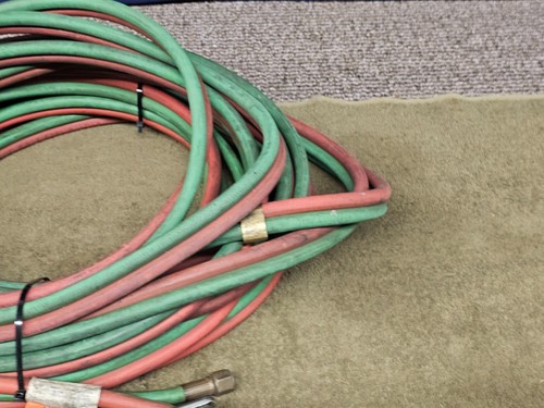 Victor Oxygen Acetylene Cutting Torch 315FC CA2460 50' Welding Hose Red Green RM - Picture 3 of 16