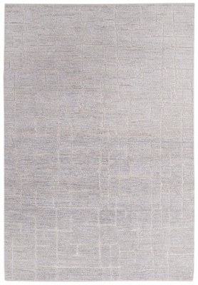 248x173 cm Mahli Fine Teppich grau Schurwolle - modern