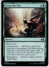 Scout the City Foil 817 Commander Marvel Super Heroes Magic the Gathering