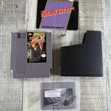 Nintendo NES Friday the 13th Jason Voorhees Game and Manual Only Untested VTG