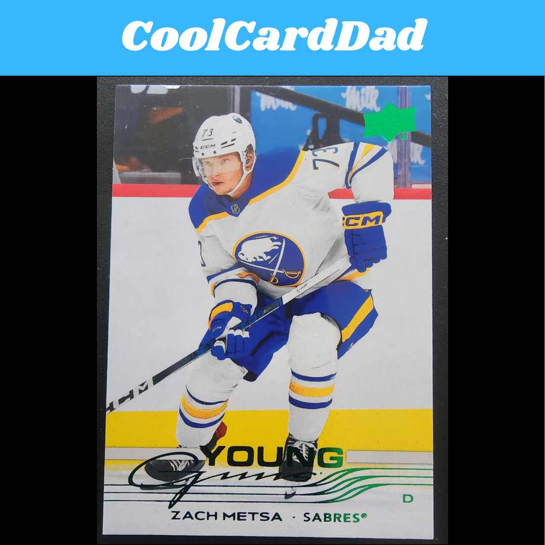 2025-26 Upper Deck Series 2 Young Guns Holiday Easter #490 Zach Metsa Sabres