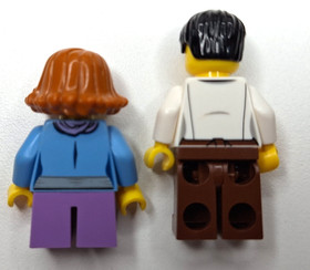 LEGO Seasonal: Christmas Train Ride (40262) 2/3 Minifigures, No Instructions