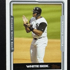 Topps 2005 Base Set Frank Thomas #75 Chicago White Sox Baseball Card