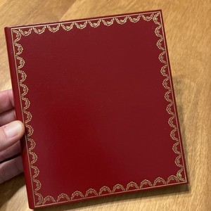 Authentic Cartier Lady's Instruction/Manual Book for 16 Watches w/Holder 2000's