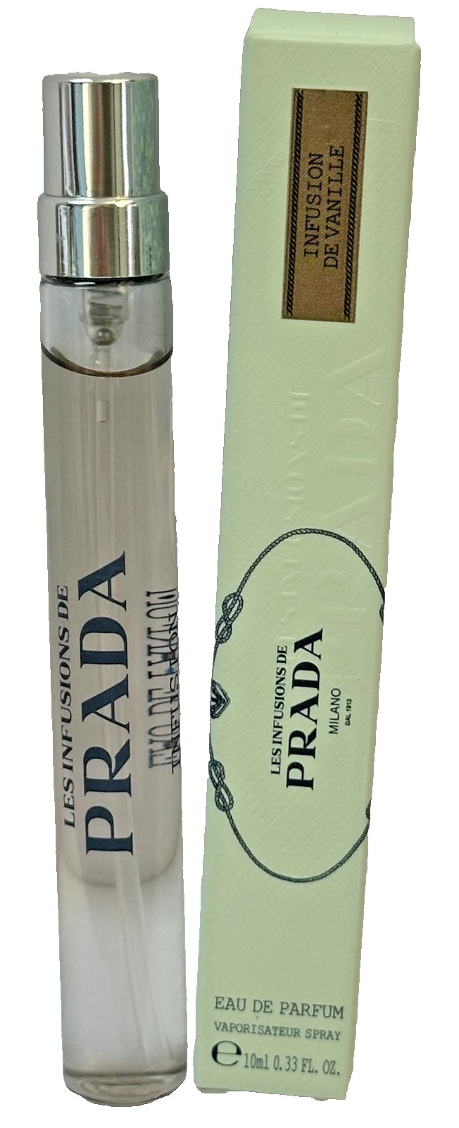 Prada Infusion De Vanille Unisex 0.33 oz 10 ml Eau De Parfum Spray New In Box