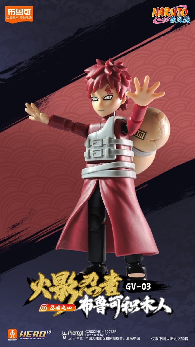 Blokees Heart of NINJA NARUTO Galaxy version 03 Blind box Assembly