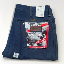 VTG Deadstock Wrangler 912DEN 36x30 USA Made Rigid Denim Jeans Talon NOS