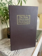 Secret Dictionary -Super Realistic Lined Safe Box W/ Keys For Locking Valuables