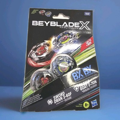 Hasbro Beyblade Sword Dran 3-60F & Tackle Goat 2-70 N Defense Type 