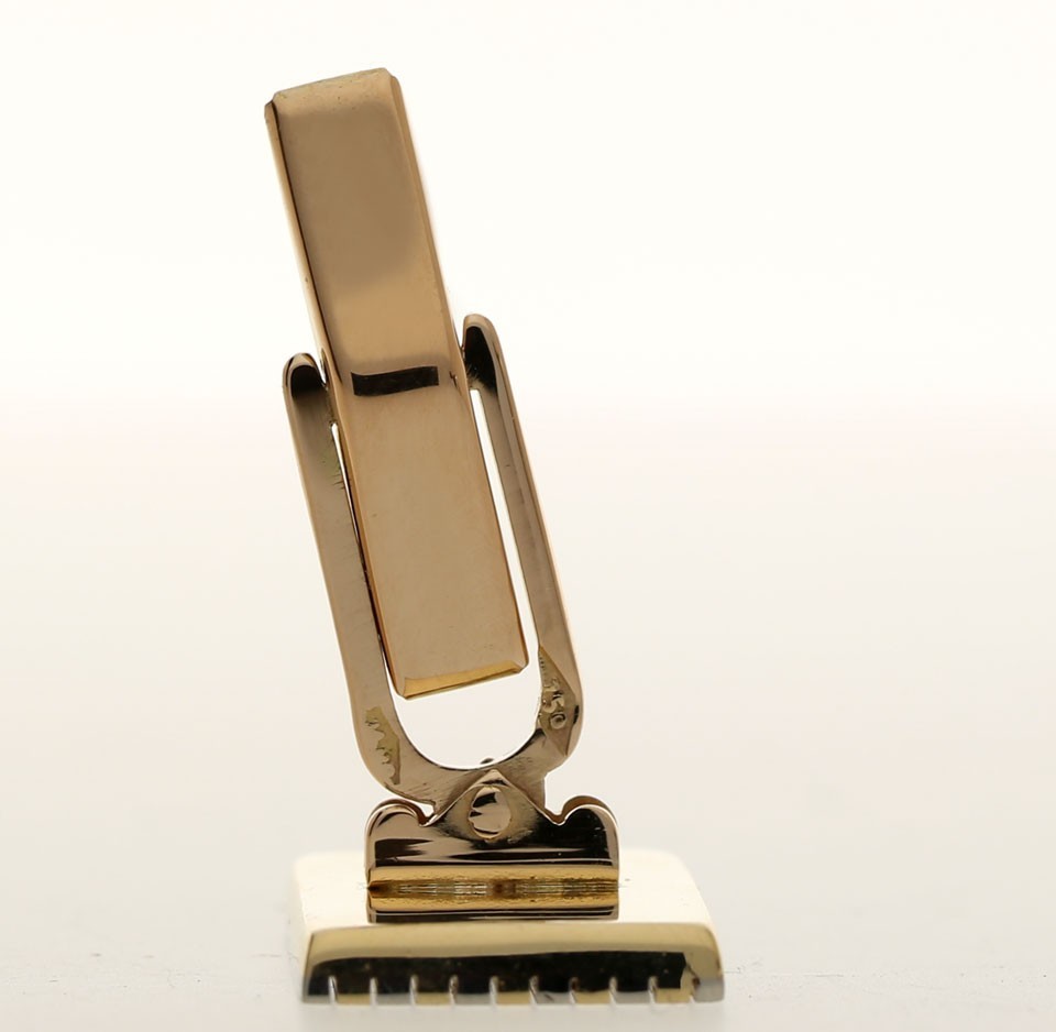 Contemporary Rectangle Cufflinks 18K Multi-Tone G… - image 6