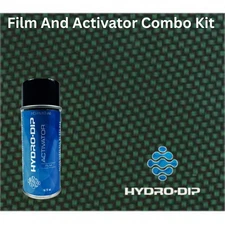 Hydro Dip  Film Activator Combo Kit HD-CF113 Bad Boy Green Chrome Fiber