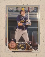 2023 Topps Chrome Baseball RC #170 Brice Turang Brewers