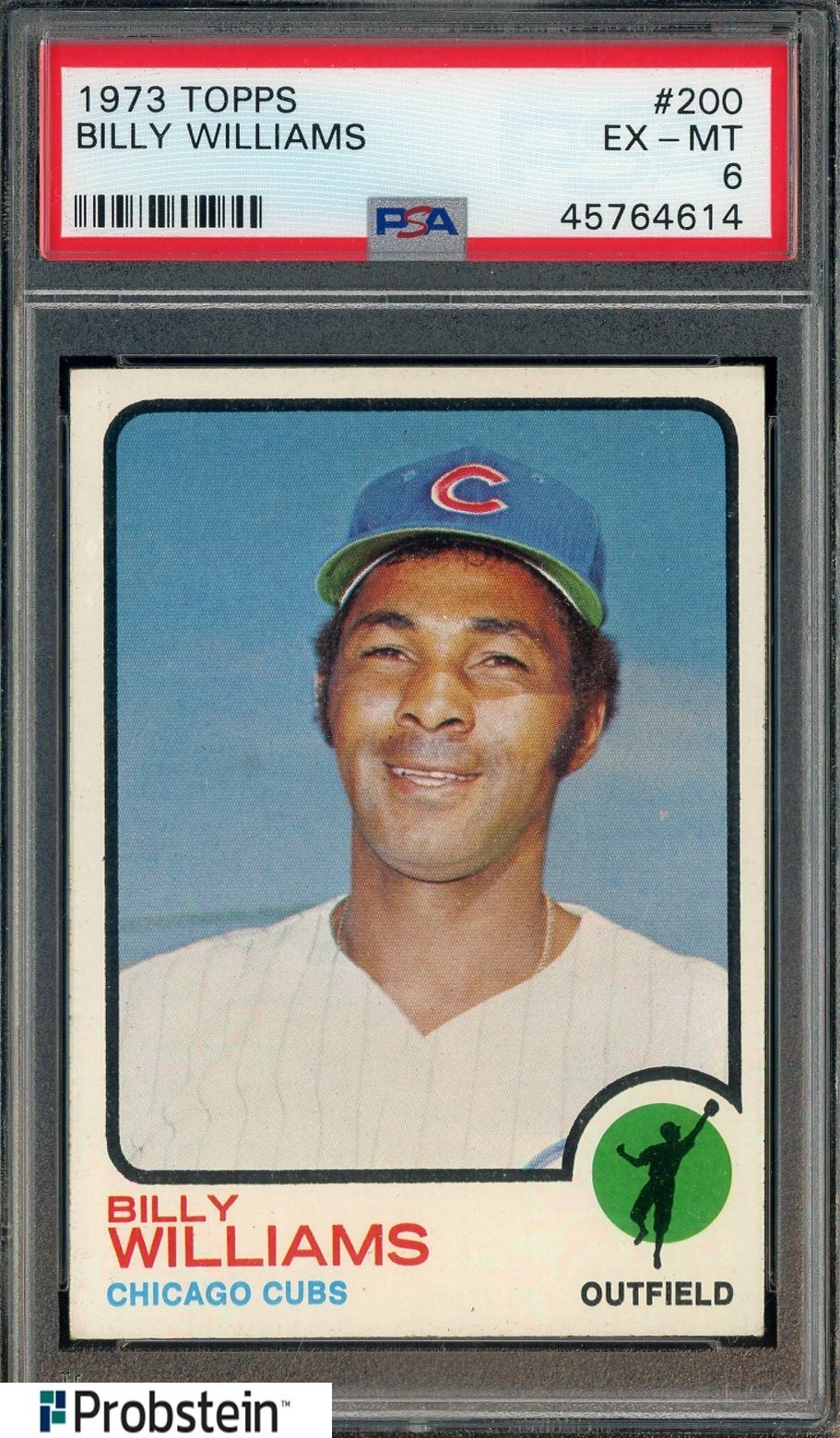 1973 Topps #200 Billy Williams Chicago Cubs HOF PSA 6 EX-MT