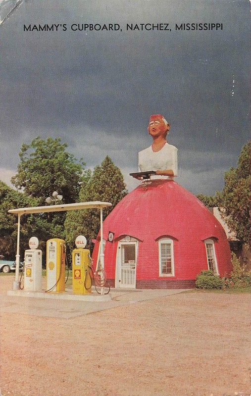 Vintage Postcard - Mammy's Cupboard Roadside Attraction Natchez Mississippi MS