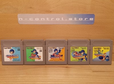 Gameboy Spiele ROCKMAN WORLD MEGA MAN 3 4 5 Nintendo Game Boy Sammlung Japan Lot