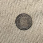 1859 Seated Liberty Half Dime – Good Condition – No Mintmark QA3080