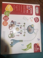 Cloche de lit mobile dessin animé avec musique et lumière. Télécommande 