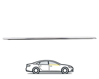 SKODA Octavia Combi III - Fensterleiste Zierleiste chrom vorne rechts 5E9837476D
