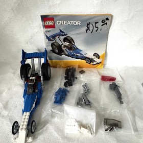 LEGO Creator 6747 Race Rider Dragster Manual Spare Parts Retired Read 2008